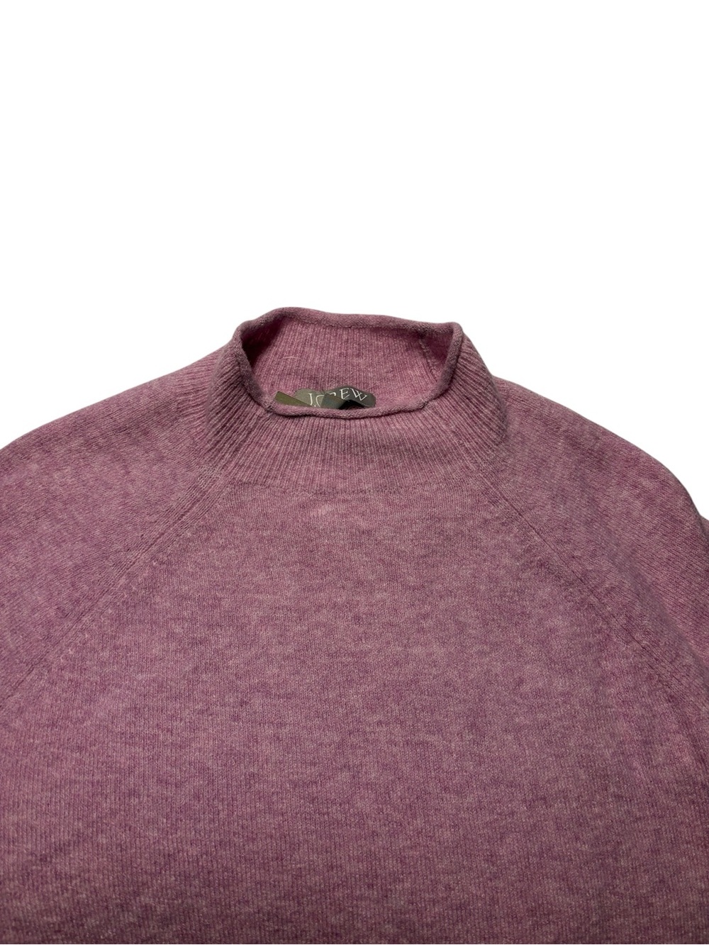 J. Crew Rollneck Sweater in Supersoft Yarn size Small Pink Wool Blend NWT - Picture 4 of 8
